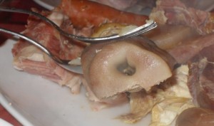 Nose of Cooked Pork